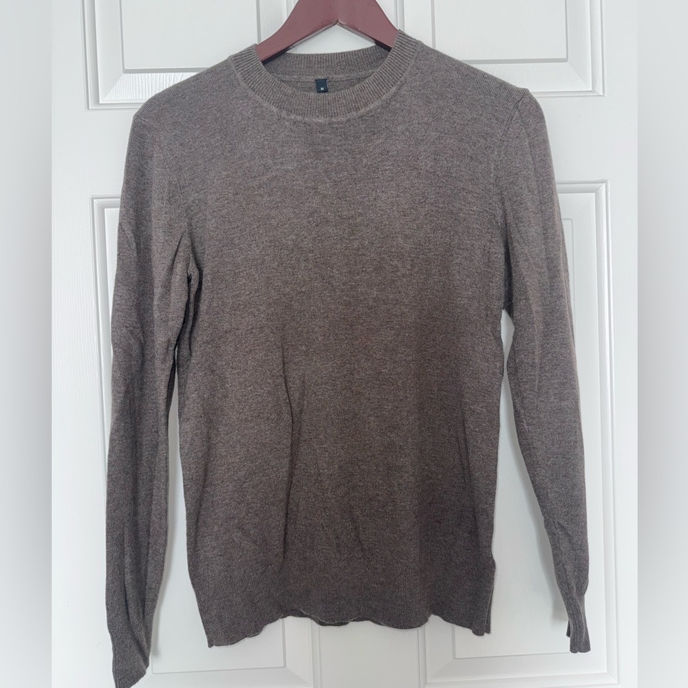 Women's Crewneck Sweater - Brown